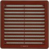 Větrací mřížka se síťovinou - krytka 200x200 hnědá