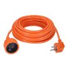 Prodlužovací přívod 1z, 3x1mm2, oranžový, 10m