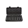 Nástrčné hlavice rázové 10-19mm, 1/2", 38/78mm, sada 20ks, CrMo, 6-hran v kufru GEKO