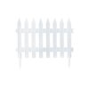 Zahradní plastový plot 3,5m, výška 520 mm GARDEN CLASSIC (Barva: Bílá)