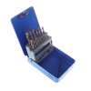 Sada kobaltových vrtáků HSS-Co do nerezu, 1.0-10.0 mm, 19 kusů - QUATROS QS14793