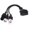 Redukce 3-pin/4-pin/6-pin OBD2 pro moto Yamaha a Honda MECHANIC CABLE 22 - SIXTOL