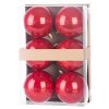 Baňky MagicHome červené, 8cm, 6ks