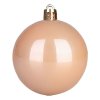 Baňky MagicHome růžové zlato, 6cm, 12ks