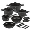 BERLINGERHAUS Sada nádobí s titanovým povrchem 15 ks Antracit Collection BH-8141