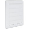 Větrací mřížka gravitační 150x150 G/100 bílá