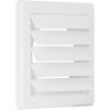 Větrací mřížka gravitační 150x150 G/100 bílá