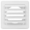 Větrací mřížka gravitační 150x150 G/100 bílá
