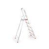 Hliníkové schůdky, 5 stupňů, skládací, jednostranné - MAR-POL