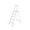 Hliníkové schůdky, 5 stupňů, skládací, jednostranné - MAR-POL