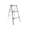 Hliníkové schůdky, 2x3 stupně, skládací, oboustranné - MAR-POL