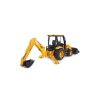 Traktor JCB MIDI CX s předním nakladačem a zadním bagrem 02427 BRUDER