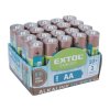 Baterie alkalické EXTOL ENERGY ULTRA +, 20ks, 1,5V AA (LR6), EXTOL ENERGY