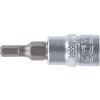 Nástrčná hlavice s bitem HEX 1/4" 4 mm, BGS - B2498