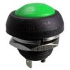 Tlačítko PBS-33B, OFF-(ON) 1pol.250V/1A plastové zelené
