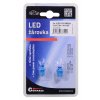 Žárovka 1LED 12V  B8,5d  modrá 2ks