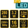 Lampa montážní 13 LED 3,2W/230V
