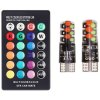Žárovky LED 12V T10 RGB s dálkovým ovládáním