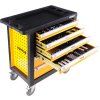 Skříňka dílenská pojízdná s nářadím (177ks) 6 zásuvek