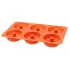 Forma na pečení MagicHome 6 donutů, silikon, 27x16x3cm