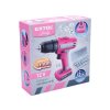 Vrtací šroubovák aku, růžový, 12V Li-ion, 1500mAh EXTOL LADY