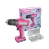 Vrtací šroubovák aku, růžový, 12V Li-ion, 1500mAh EXTOL LADY