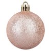 Baňky MagicHome růžové zlato, 5cm, 20ks