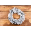 Věnec MagicHome, zasněžený, přírodní vzhled, 45cm