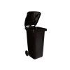 Popelnice 120 l, plastová černá - MAR-POL