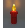 LED hřbitovní svíčka na hrob žlutý blikající plamen HOME