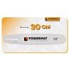 Vodící lišta pro řetězové pily 12" + 2 řetězy 3/8" 1,3 mm 45z - POWERMAT