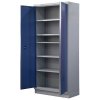 Celokovová široká dílenská skříň PROFI BLUE 915x458x2000 mm - MTGB1336
