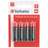Baterie Verbatim 1,5V AA (LR06) alkalická, balení 4ks