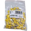 Dutinka pro dva kabely 1mm2, žlutá (TE1.0-10), balení 100ks