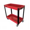 Dílenský montážní vozík - pojízdný manipulační stolek, 2 patra, s rukojetí