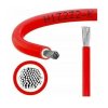 Solární kabel H1Z2Z2-K, 4mm2, 1500V, červený, balení 100m