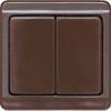 Vypínač č.5 pod omítku STANDARD 4FN 575 02.916 hnědý