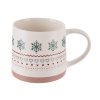 Hrnek porcelán 400ml  Vánoce Vločka