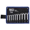 Očkoploché klíče extra krátké, velikosti 10-19 mm, sada 10 ks v obalu - BGS 1188