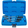 Přepínací ráčny 1/4", 3/8" a 1/2", 72 zubů, vyhnuté, sada 3 ks - BGS 621