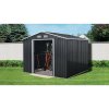 Zahradní domek plech, antracit, 301x303x214 cm