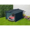 Domek na robotickou sekačku, garáž, plech, antracit, 86x88x60 cm