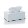 KELA Kosmetický box na kapesníky PANNO plast, bílý KL-22347