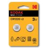 Baterie Kodak CR1220 3V lithiová 2-pack