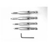 Samostředící vrtáky, sada 4 ks KRAFT&DELE