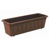 Samozavlažovací truhlík Garden Flor 60cm hnědá