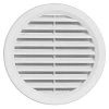 Větrací mřížka kruhová se síťovinou 125 bílá