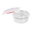 Dóza MagicHome kulatá skleněná Clip, 650ml
