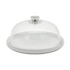 Podnos servírovací s víkem porcelán/plast ¤25cm  BELLA