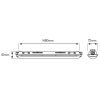 LED svítidlo TRI-PROOF 55W 4000K denní bílá 1480mm